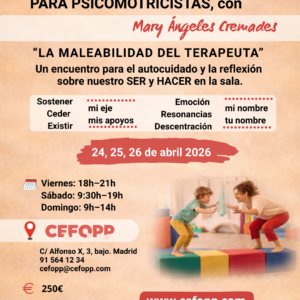 FORMACIÓN PERSONAL "LA MALEABILIDAD DEL TERAPEUTA"