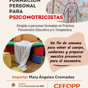 FORMACIÓN PERSONAL PARA PSICOMOTRICISTAS
