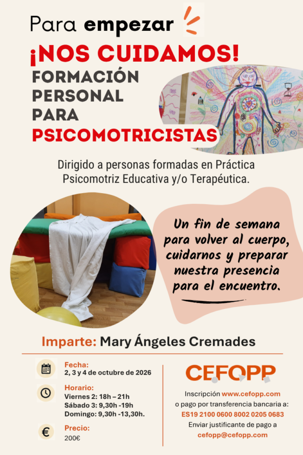 FORMACIÓN PERSONAL PARA PSICOMOTRICISTAS